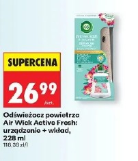 Odświeżacz powietrza Air Wick Active Fresh: urządzenie + wkład