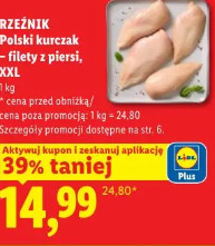 Rzeźnik polski kurczak - filety z piersi, XXL