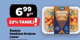 Śledzie Smakiem Krojone Lisner