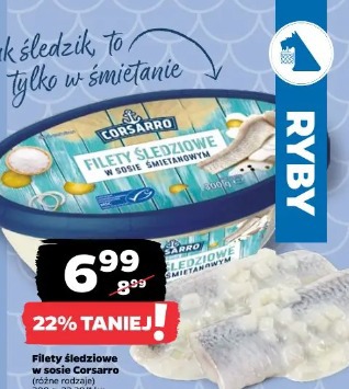 Filety śledziowe w sosie Corsarro