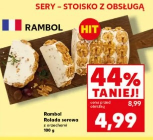Rambol Rolada serowa z orzechami