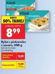 Ryba z piekarnika z sosem Fyske