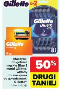 Maszynki do golenia męskie Blue 3 marki Gillette, wkłady do maszynek do golenia marki Gillette