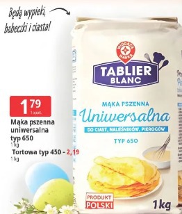 Mąka pszenna uniwersalna typ 650 Tablier Blanc