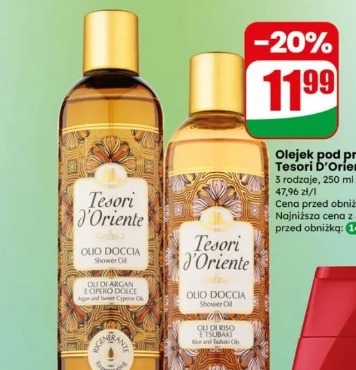 Olejek pod prysznic Tesori D'Oriente