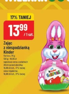 Zając z niespodzianką Kinder