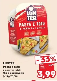 Lunter Pasta z tofu z papryką i chilli