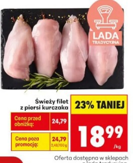 Świeży filet z piersi kurczaka