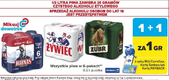 Wszystkie piwa w 6-pakach