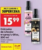 Odżywka do włosów w spray'u Gliss, 200 ml