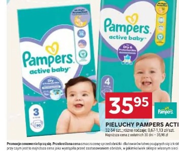 Pieluchy Pampers Active