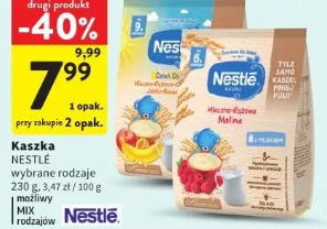 Kaszka Nestlé wybrane rodzaje
