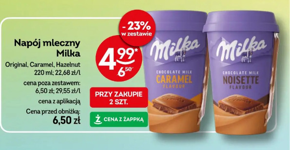 Napój mleczny Milka