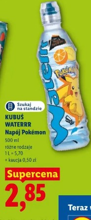 Kubuś Waterrr Napój Pokémon