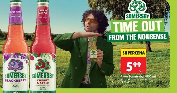 Piwo Somersby Blackberry, Cherry & Apple