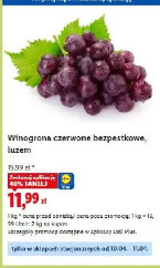 Winogrona czerwone bezpestkowe