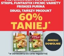 Przysmaki dla psów Beggin' Strips, Funtastix i Picnic variety Friskies Purina drugi, tańszy produkt