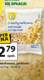 Orzechy nerkowca połówki