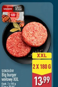 Sokołów Big burger wołowy XXL
