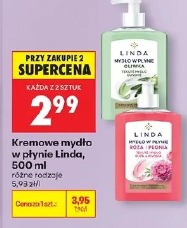 Kremowe mydło w płynie Linda