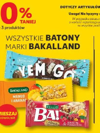 Wszystkie batony marki Bakalland