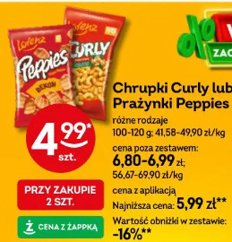 Chrupki Curly lub Prażynki Peppies