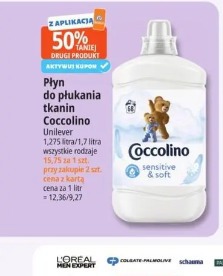 Płyn do płukania tkanin Coccolino Unilever