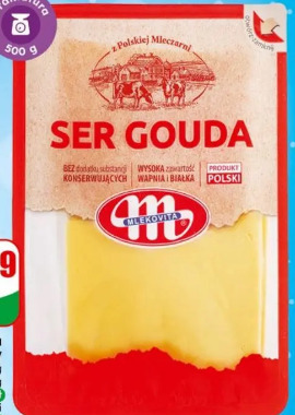 Ser Gouda Mlekovita plastry