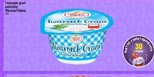 Twarożek grani naturalny Mleczna Polana