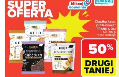 Ciastka keto, proteinowe* FRANK & OLI