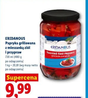 Eridanous Papryka grillowana z mieszanką ziół i przypraw