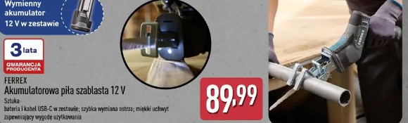 Akumulatorowa piła szablasta 12 V