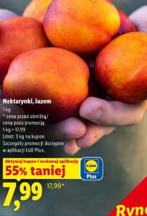 Nektarynki, luzem