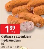 Kiełbasa z czosnkiem niedźwiedzim JBB