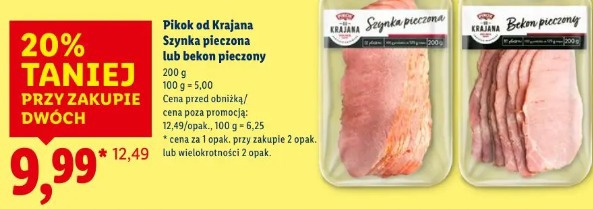 Pikok od Krajana Szynka pieczona lub bekon pieczony