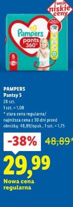 Pampers Pantsy 5