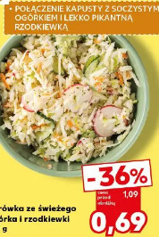 Surówka ze świeżego ogórka i rzodkiewki