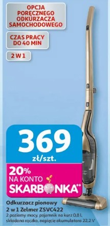 Odkurzacz pionowy 2 w 1 Zelmer ZSVC422