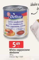 Mleko zagęszczone słodzone Delisse