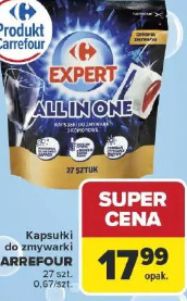 Carrefour expert all in one kapsułki do zmywarki CARREFOUR