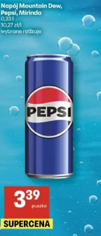Napój Mountain Dew, Pepsi, Mirinda