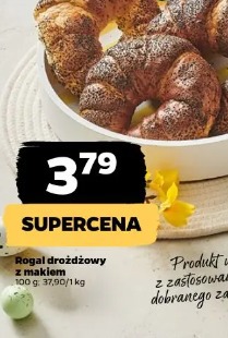 Rogal drożdżowy z makiem