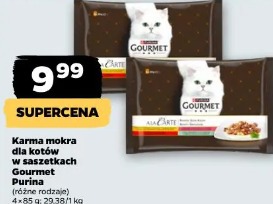 Karma mokra dla kotów w saszetkach Gourmet Purina