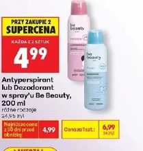 Antyperspirant lub Dezodorant w sprayu Be Beauty