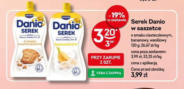 Serek Danio w saszetce