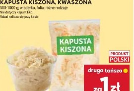 Kapusta kiszona, kwaszona