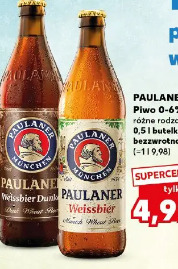 Paulaner Piwo 0-6% alk.