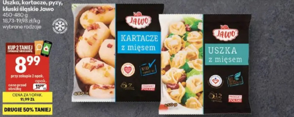 Uszka, kartacze, pyzy, kluski śląskie Jawo