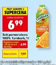 Sok pomarańcza 100% Tymbark