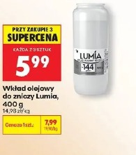 Wkład olejowy do zniczy Lumia